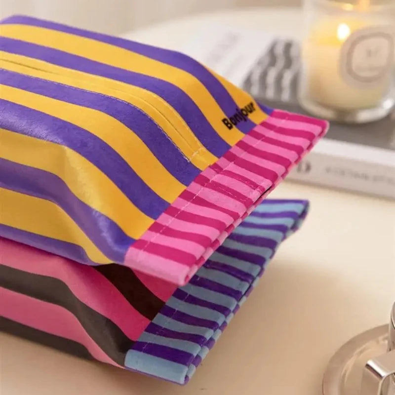 Memphis Rhapsody Luxury Tissue Box Bathroom Toilet Paper Holder Vintage Living Room Car Organizer Decorative Napkin Dispenser