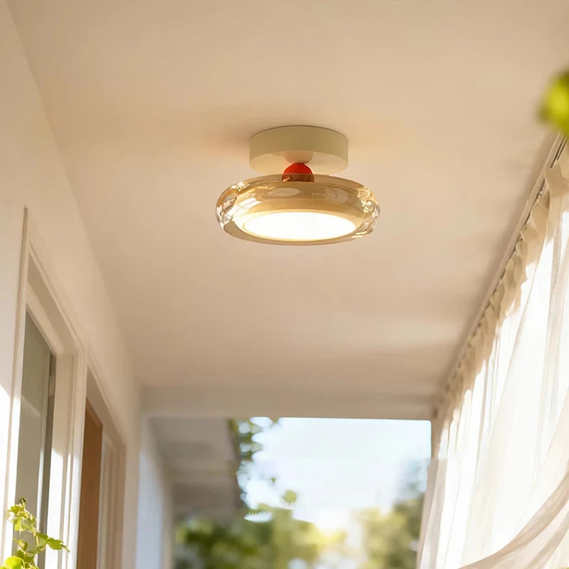 Memphis Dopamine Colorful Glass Aisle Ceiling Lamps Corridor Lamp Children's Room Entrance Door Bedroom Balcony Ceiling Lights