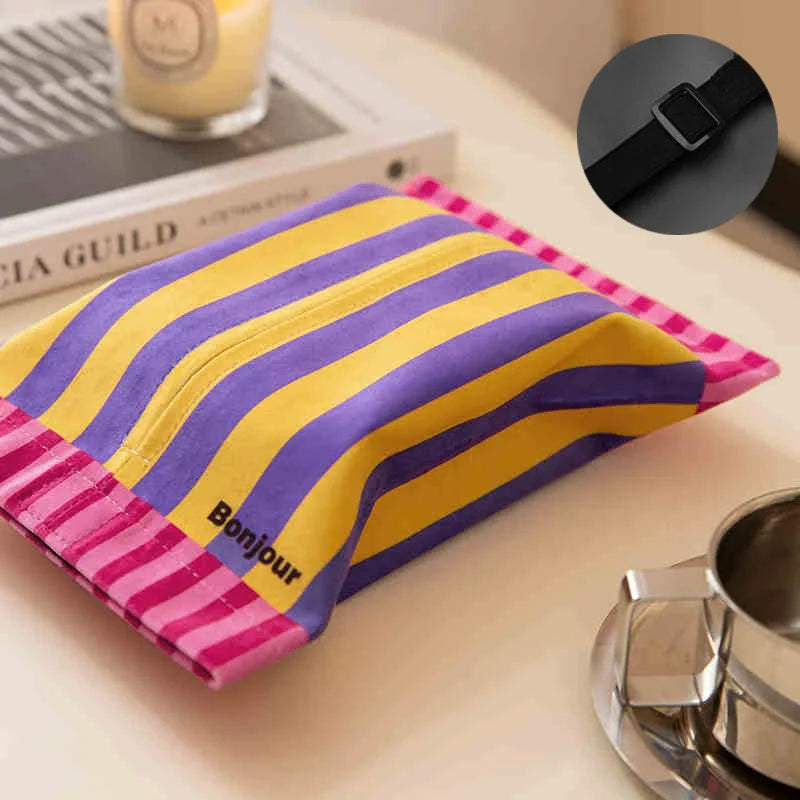 Memphis Rhapsody Luxury Tissue Box Bathroom Toilet Paper Holder Vintage Living Room Car Organizer Decorative Napkin Dispenser